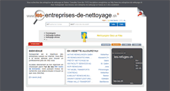 Desktop Screenshot of les-entreprises-de-nettoyage.ch